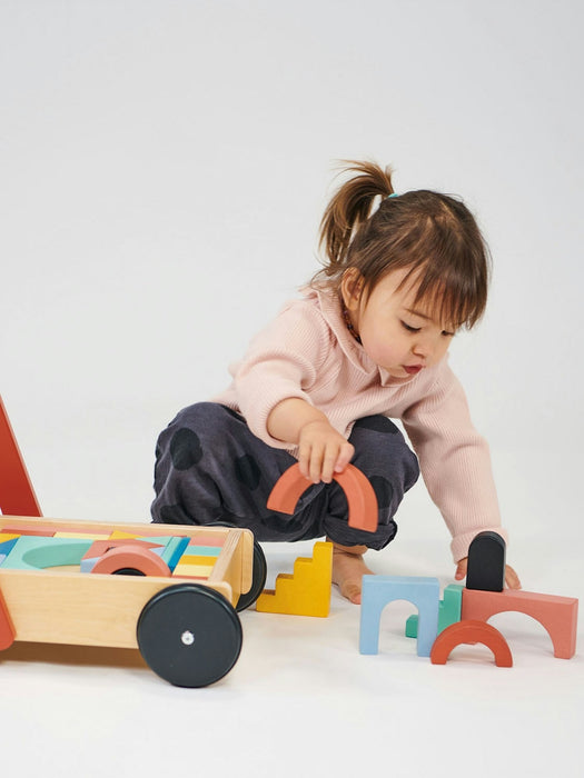 Bambino Block Toddler Trolley Toy