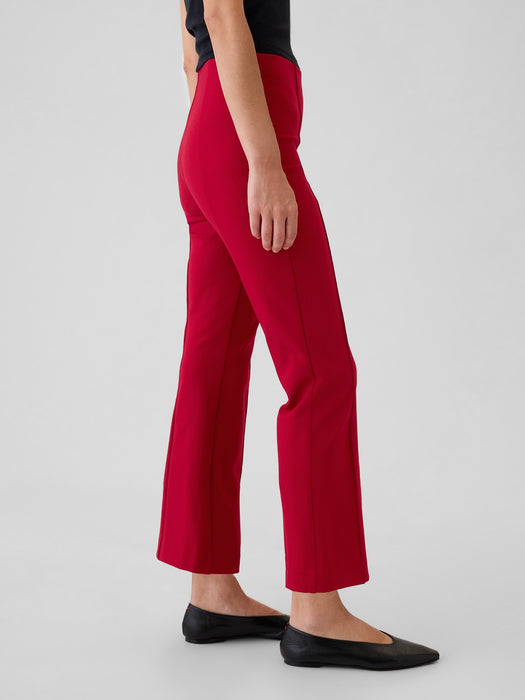 High Rise Ponte Crop Kick Pants