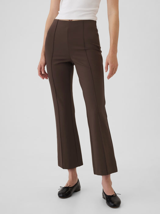 High Rise Ponte Crop Kick Pants