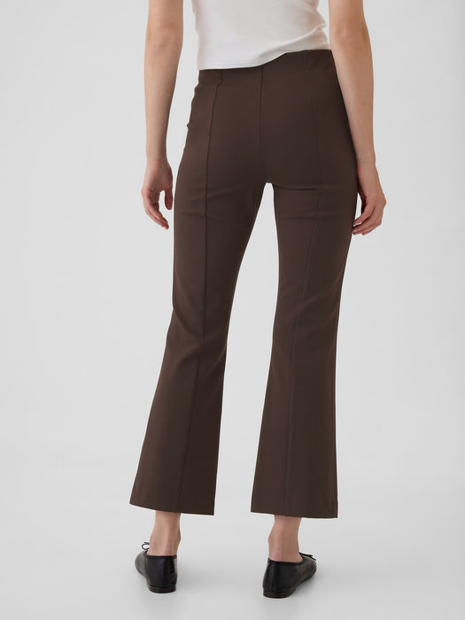 High Rise Ponte Crop Kick Pants