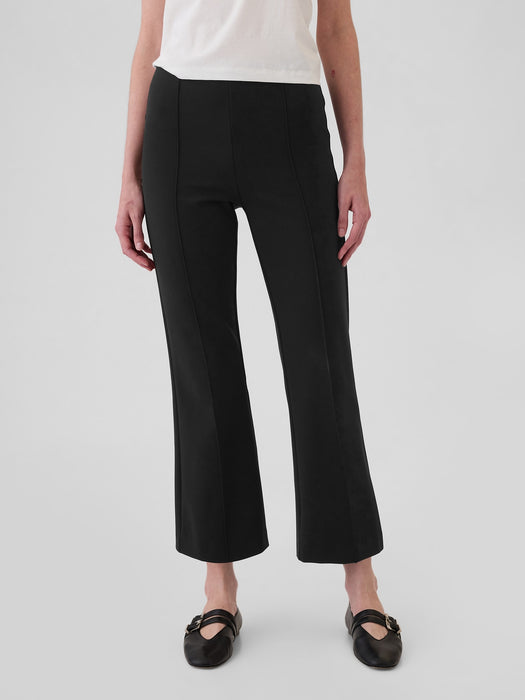 High Rise Ponte Crop Kick Pants