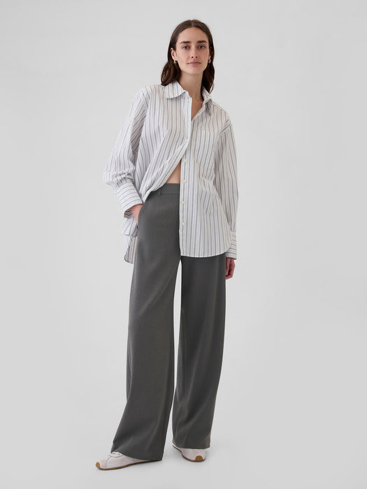 365 High Rise Brushed Twill Trousers