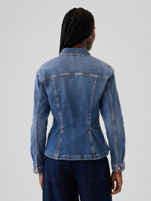 Cinched Denim Jacket