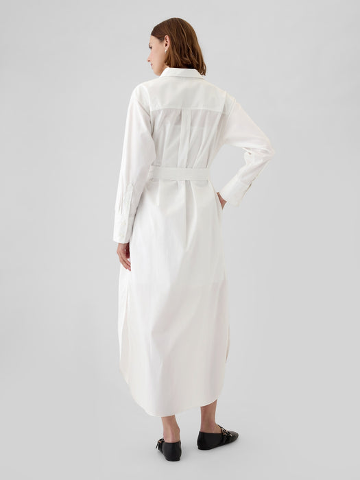 Organic Cotton Maxi Shirtdress