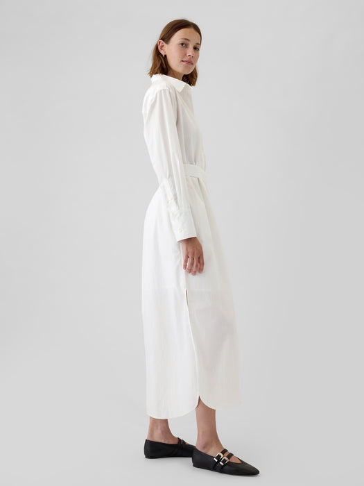 Organic Cotton Maxi Shirtdress