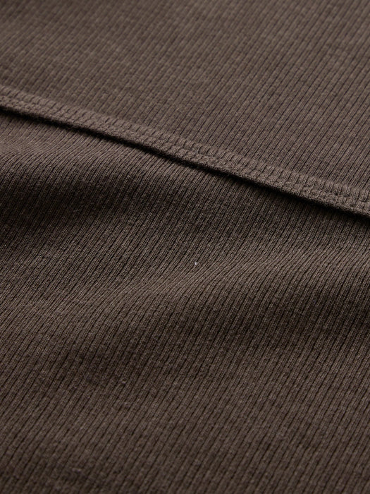 Modern Rib Square-Neck Top