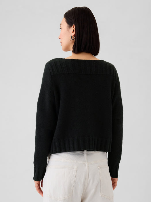 CashSoft Boatneck Sweater