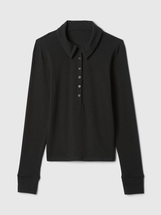 Modern Cropped Polo Shirt