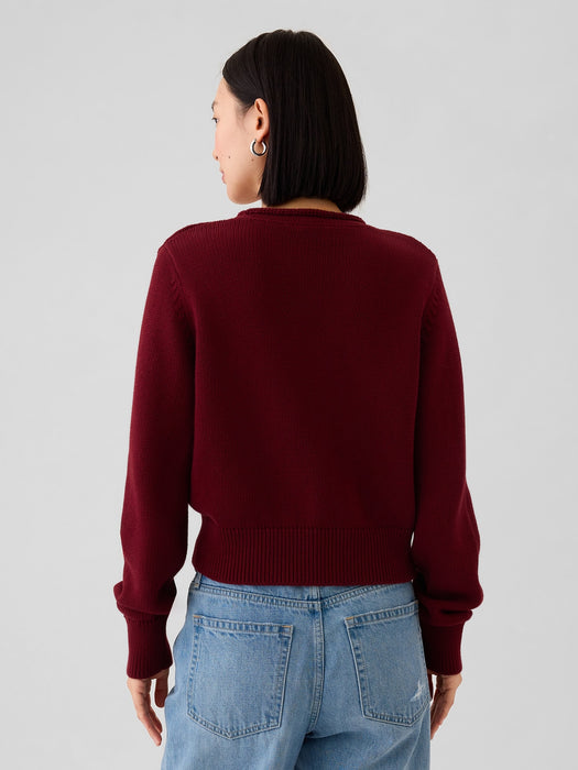 Shrunken Roll Neck Sweater