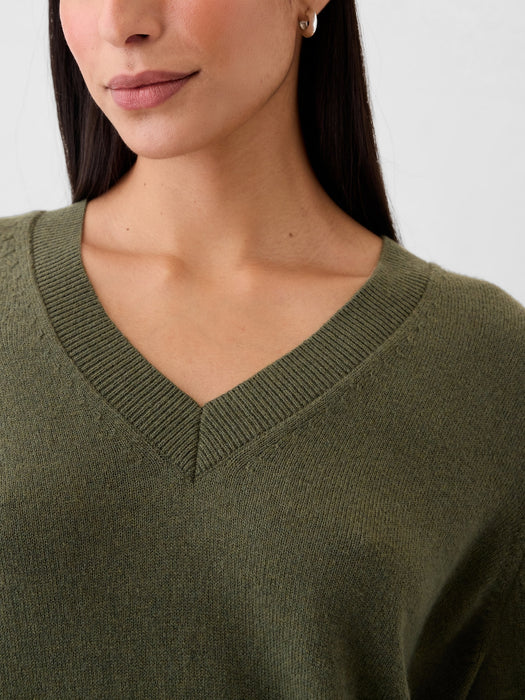 CashSoft V-Neck Sweater