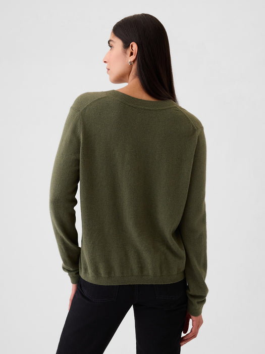 CashSoft V-Neck Sweater