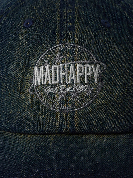 gap & madhappy globe denim hat