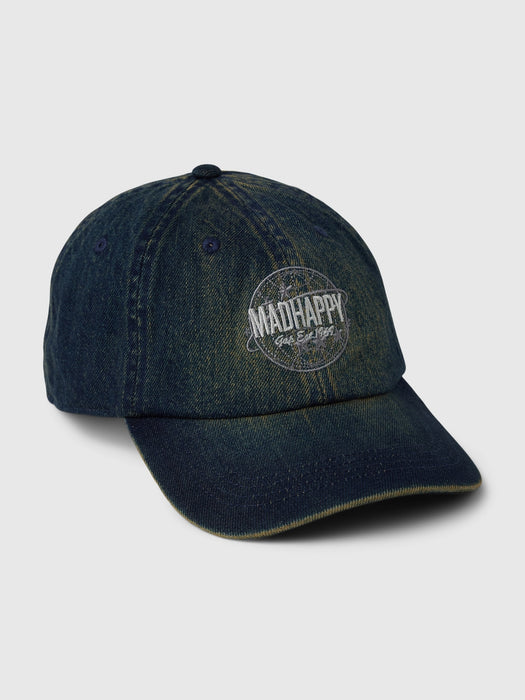 gap & madhappy globe denim hat