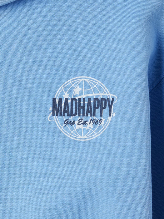 gap & madhappy kids globe full-zip hoodie