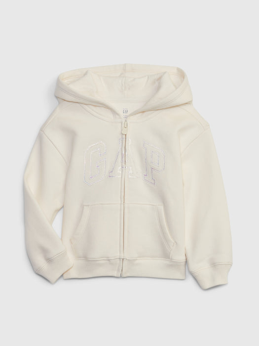 babyGap Vintage Soft Metallic Gap Logo Hoodie