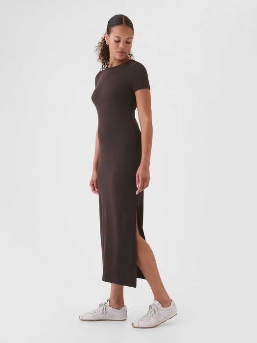 Modern Rib Maxi T-Shirt Dress