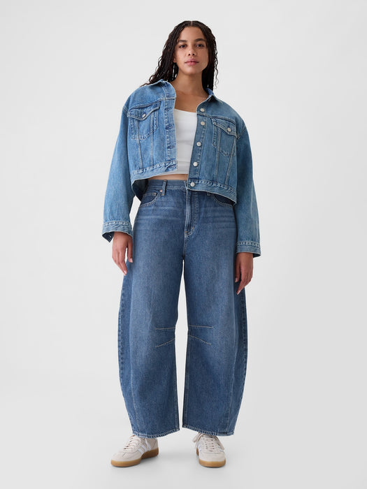 High Rise Horseshoe Jeans