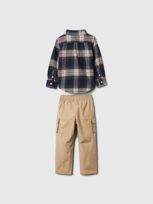 babyGap Flannel Outfit Set