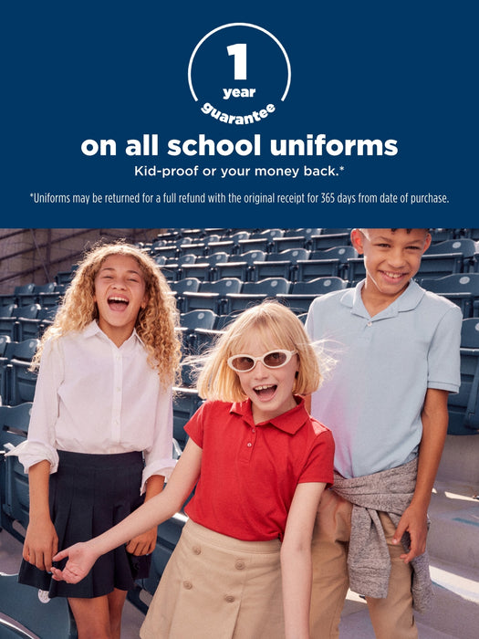 School Uniform Pique Polo Shirt for Boys