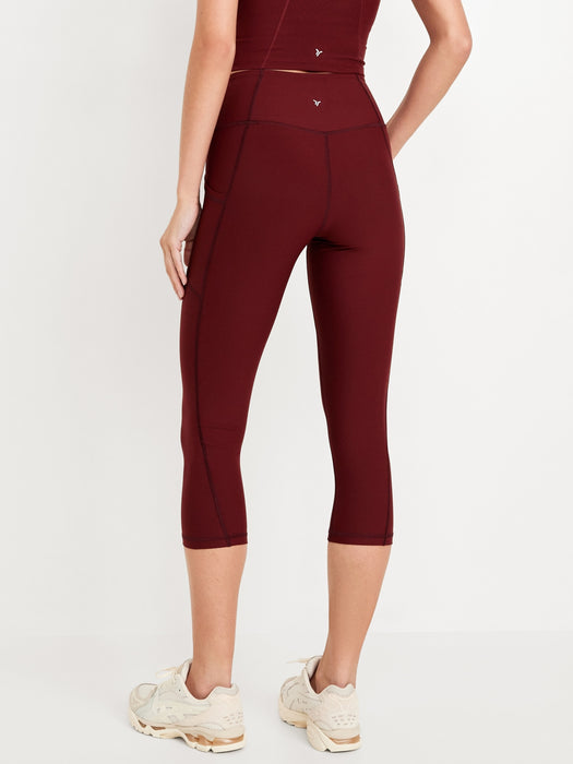 High-Waisted PowerSoft Crop Leggings