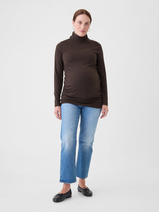 Maternity Modern Turtleneck Shirt