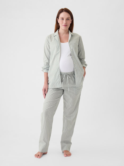 Maternity Poplin PJ Set