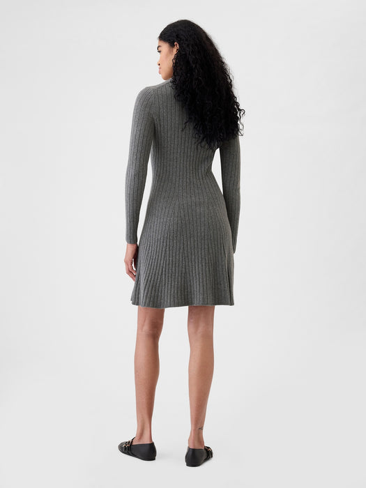 CashSoft Polo Mini Sweater Dress