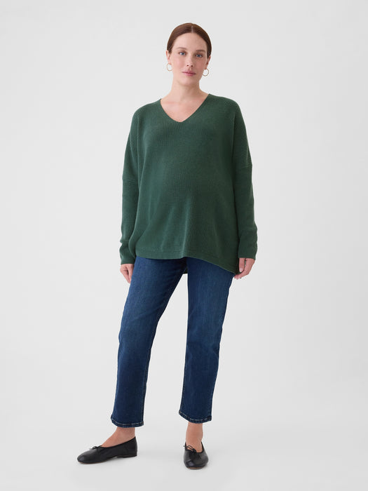 Maternity V-Neck Sweater