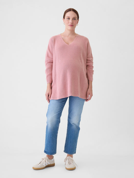 Maternity V-Neck Sweater