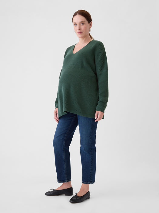 Maternity V-Neck Sweater