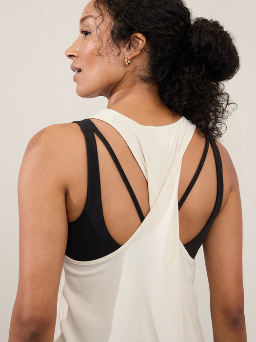 With Ease Twist Back Tank