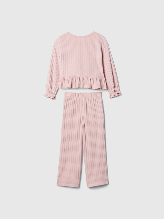 babyGap Softspun Ruffle Rib Outfit Set