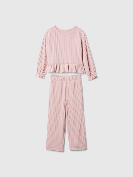 babyGap Softspun Ruffle Rib Outfit Set