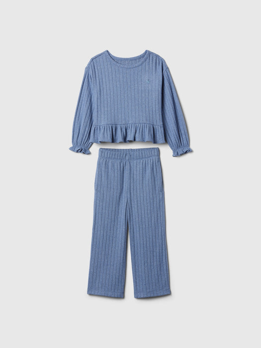 babyGap Softspun Ruffle Rib Outfit Set