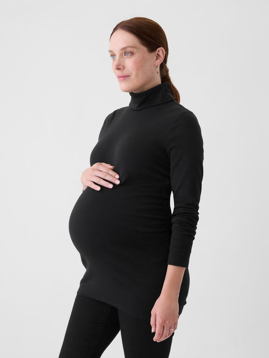 Maternity Modern Turtleneck Shirt