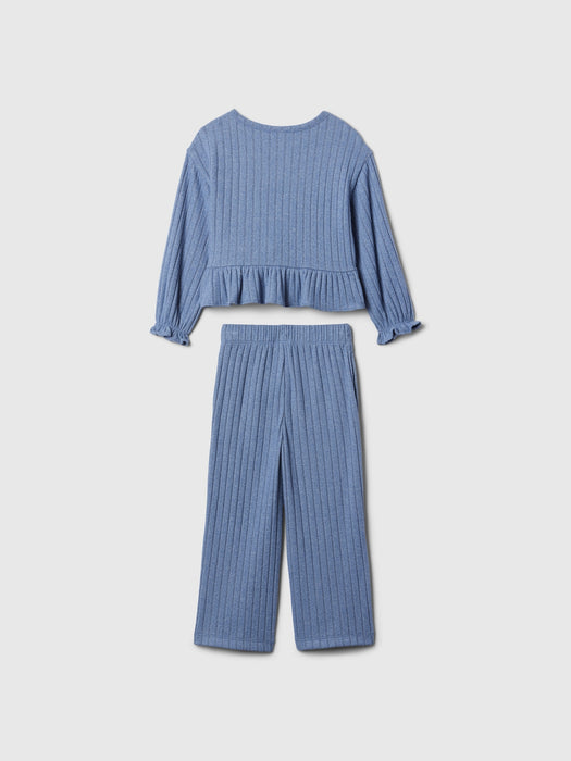 babyGap Softspun Ruffle Rib Outfit Set