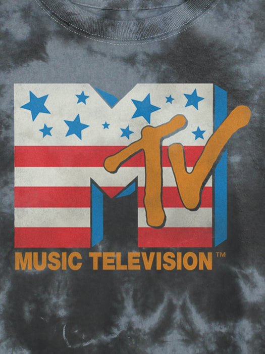 MTV Americana Graphic Boxy Cropped Tee