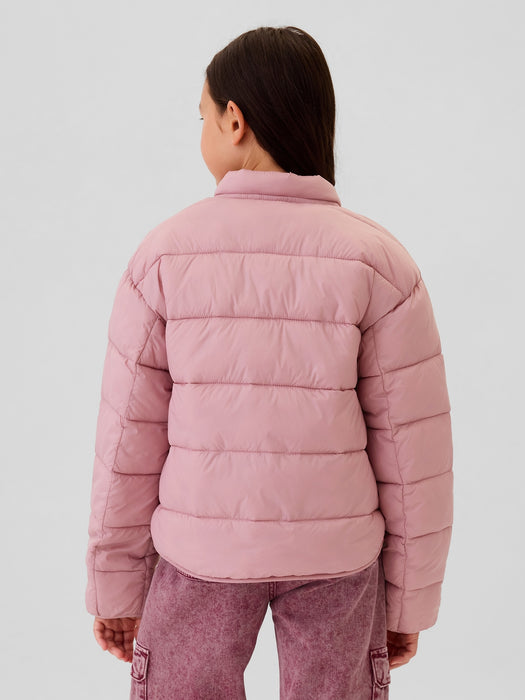 Kids Recycled Lightweight PrimaLoft® Puffer Bomber Jacket