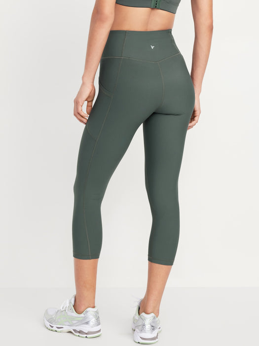 High-Waisted PowerSoft Crop Leggings