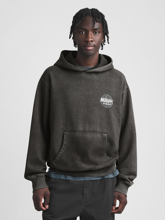 gap & madhappy globe hoodie