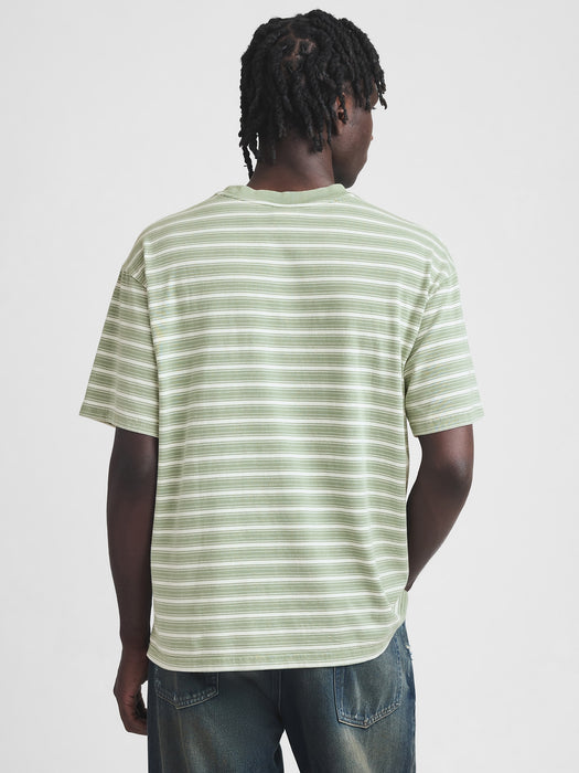 gap & madhappy stripe tee