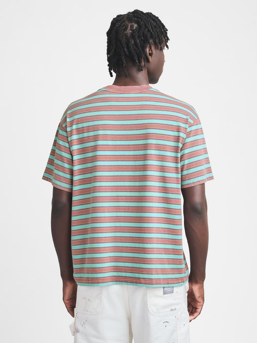 gap & madhappy stripe tee