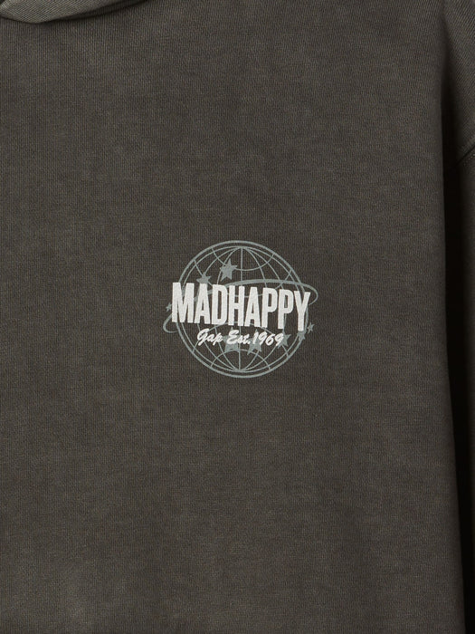 gap & madhappy globe hoodie