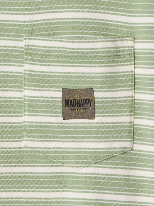 gap & madhappy stripe tee