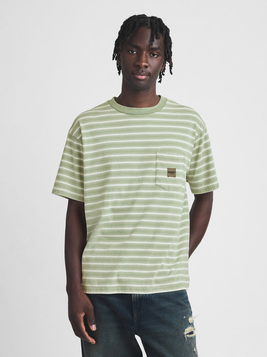 gap & madhappy stripe tee