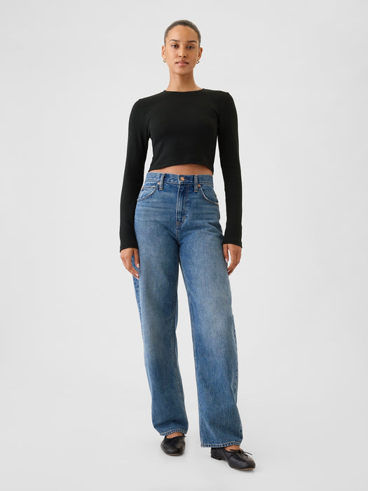 Modern Rib Cropped T-Shirt