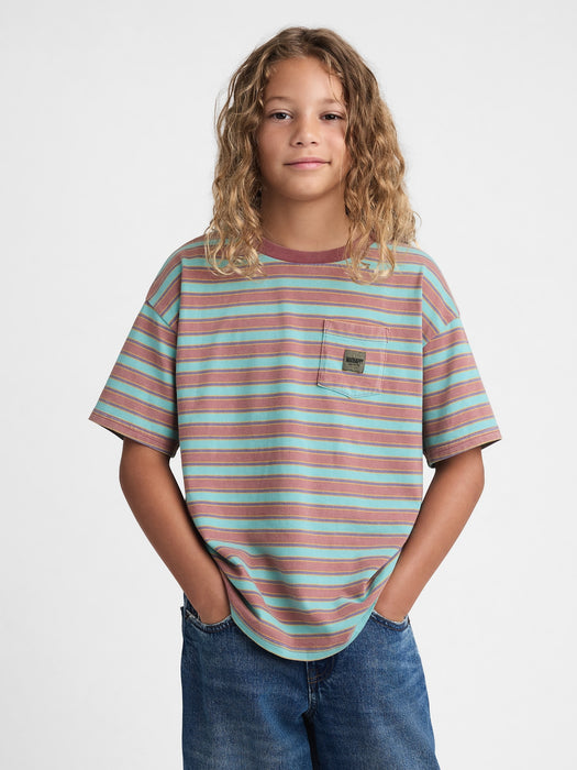 gap & madhappy kids stripe tee