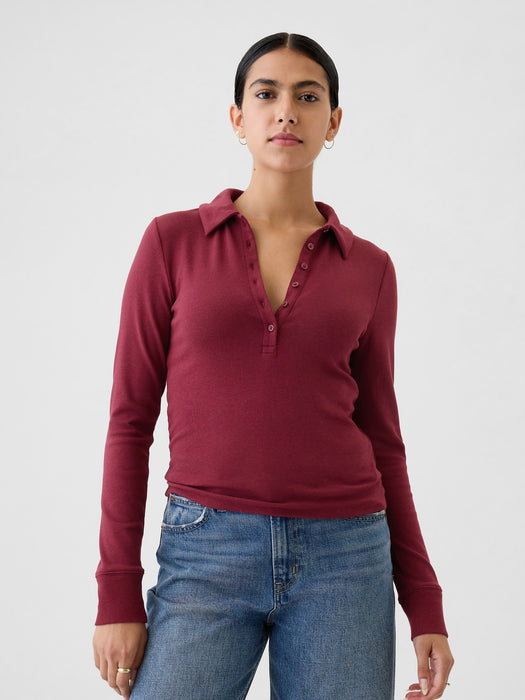 Modern Cropped Polo Shirt