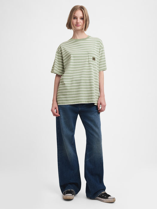 gap & madhappy stripe tee