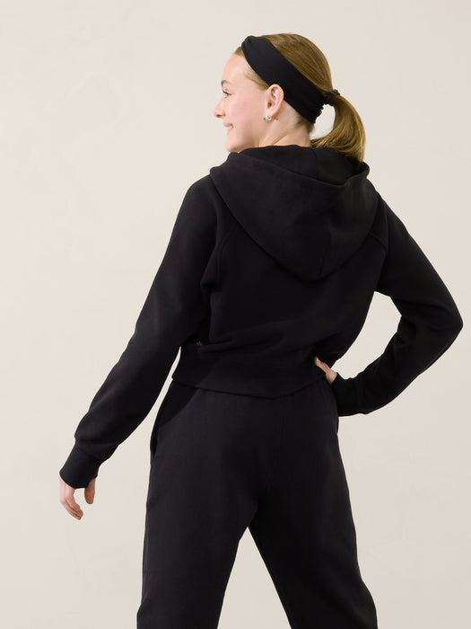 Athleta Girl All Day Half Zip Hoodie